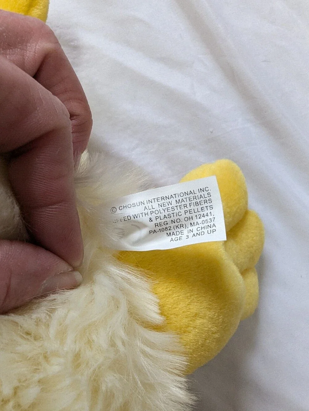 Chosun Floppy Fuzzy Duck Duckling Stuffed Animal Pillow Plush Lg 21